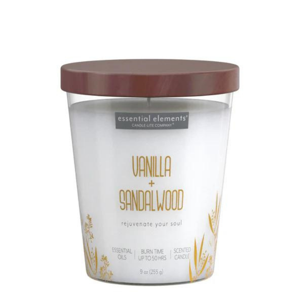 LỌ NẾN THƠM CANDLE-LITE-MÙI VANI&GỖ ĐÀN HƯƠNG 255G