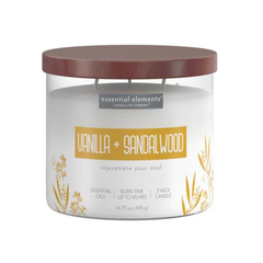 LỌ NẾN THƠM CANDLE-LITE-VANI VÀ GỖ ĐÀN HƯƠNG 418G