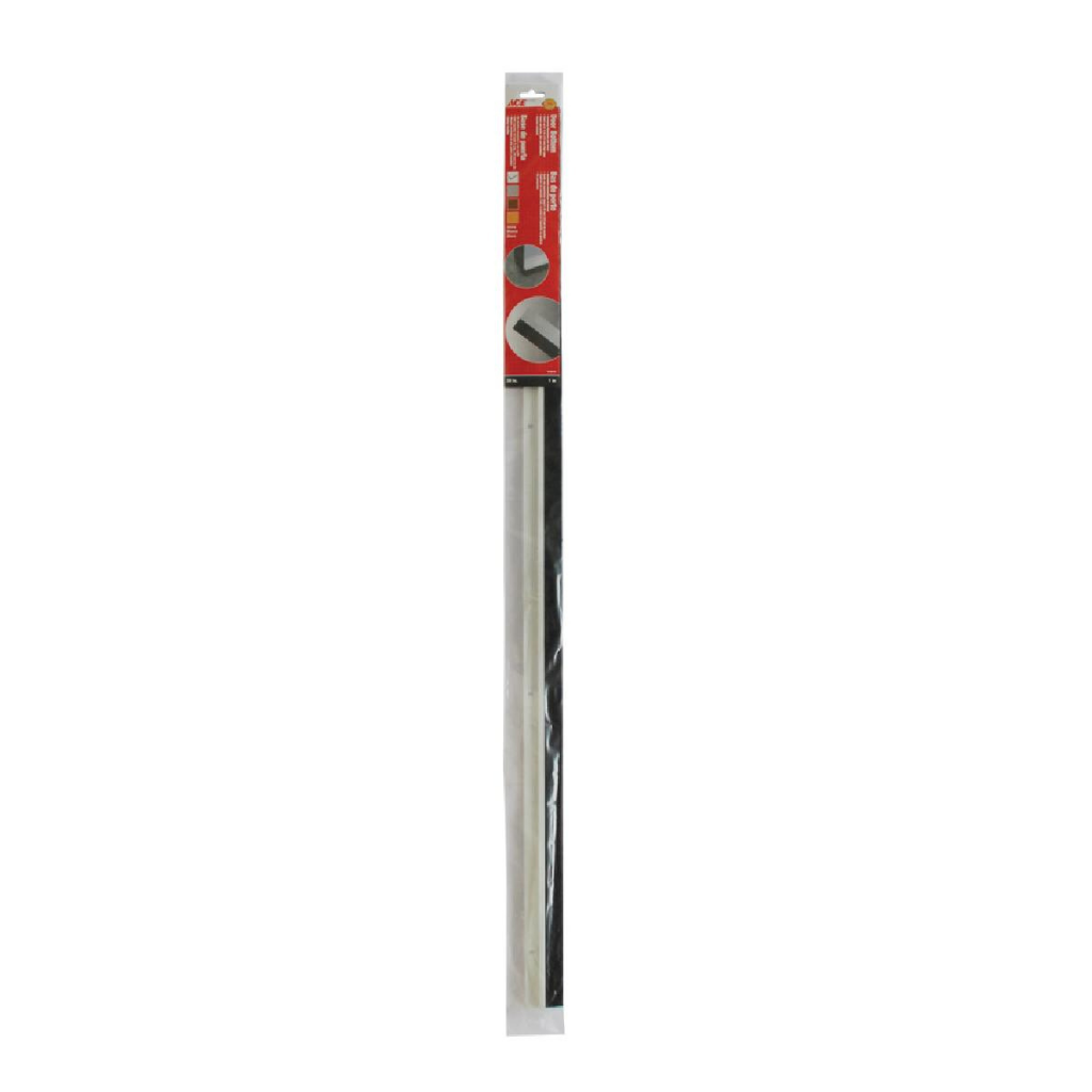 LÔNG CHỔI NHỰA ĐẾ NHÔM GẮN CỬA 1MX19MM ACE TRẮNG