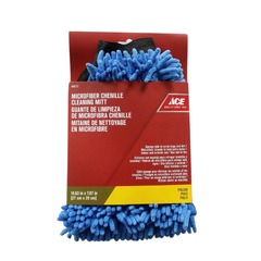 ACE GĂNG TAY RỬA XE MICROFIBER 27X20CM XANH DƯƠNG