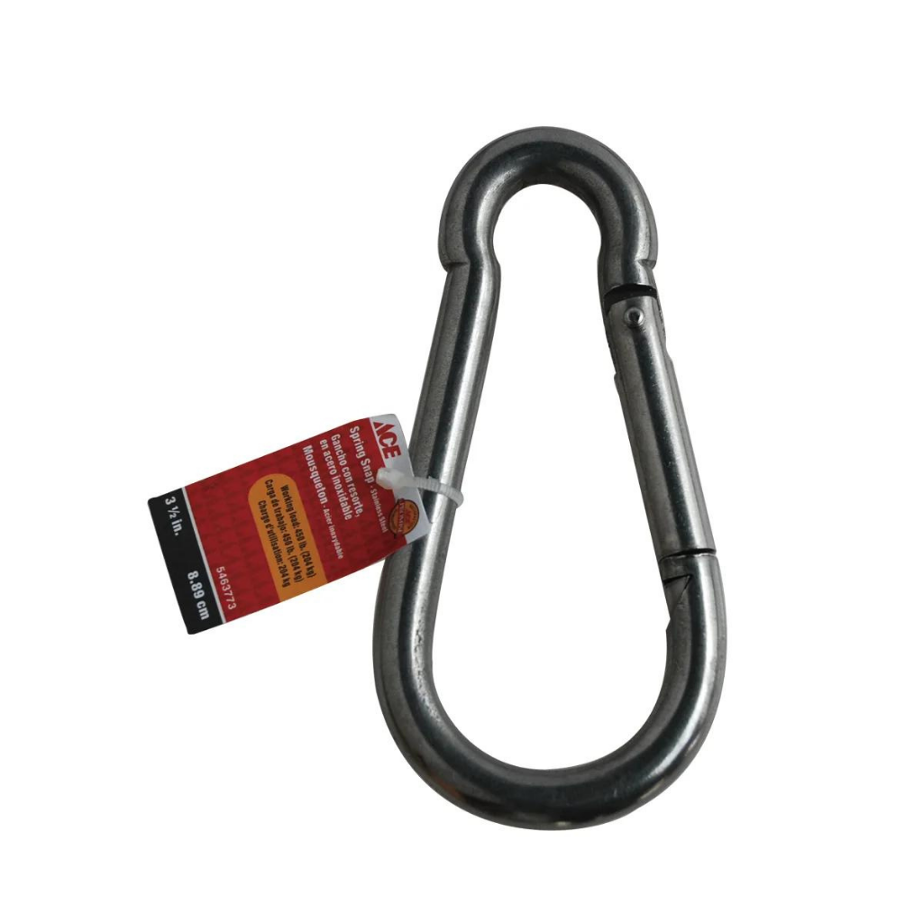 MÓC KHÓA THÉP KHÔNG GỈ 14CM ACE