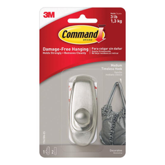 MÓC NHỰA MẠ NIKEN CỠ TRUNG 3M COMMAND 8.2CM