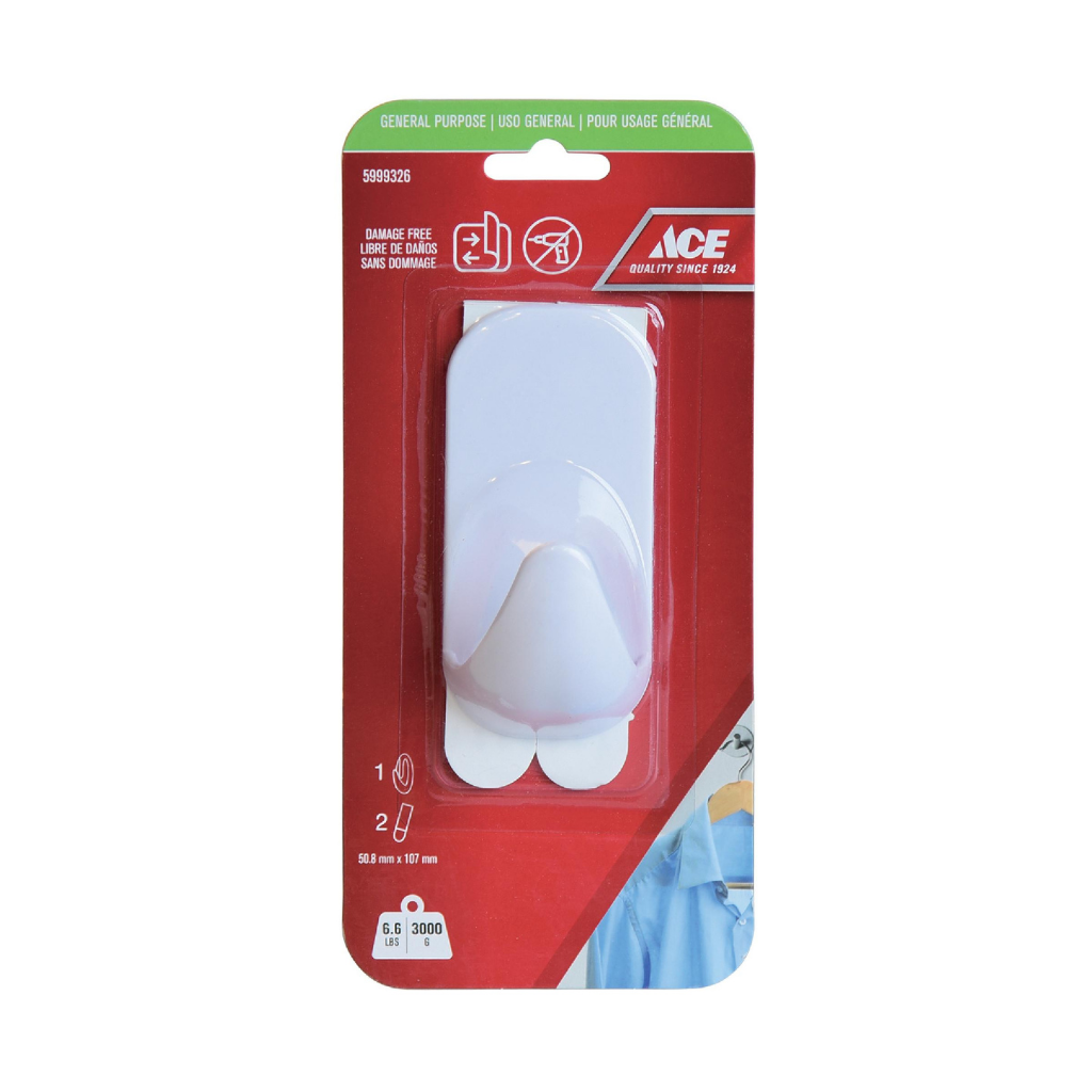 ACE MÓC TREO ĐỒ BẰNG NHỰA TẢI TRỌNG 3KG