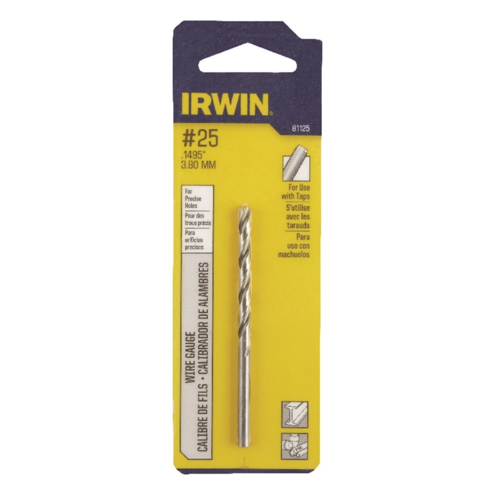 MŨI KHOAN THÉP HIỆU IRWIN #25 DÀI 7.6CM