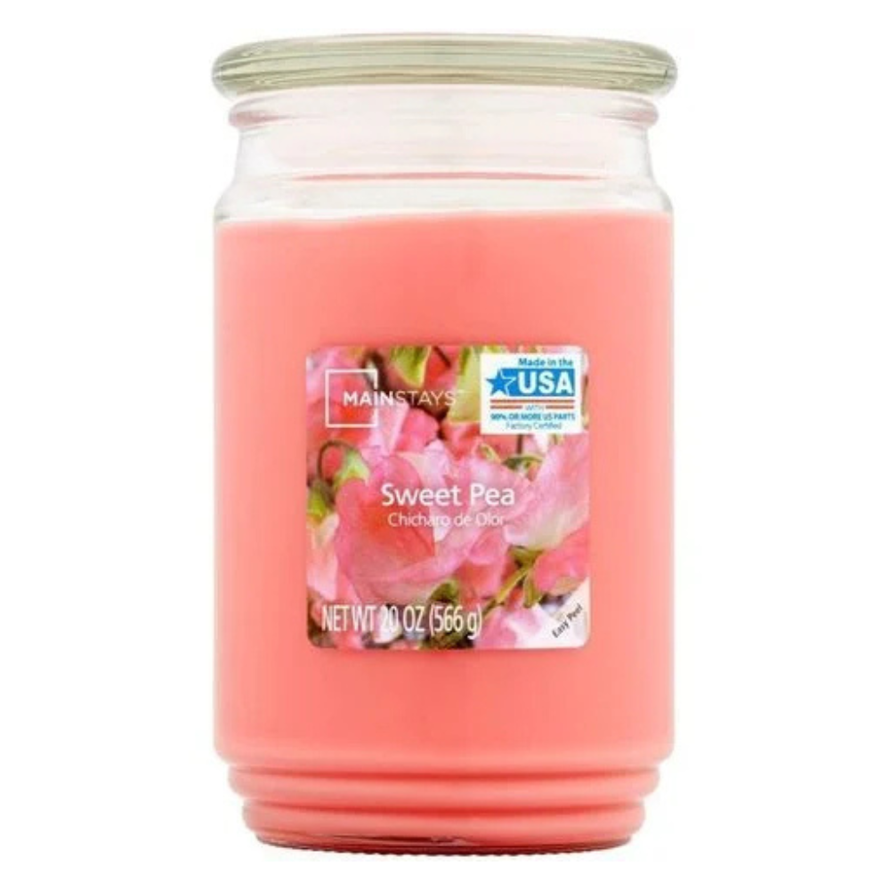 LỌ NẾN THƠM HƯƠNG HOA ĐẬU NGỌT NGÀO MAINSTAY 566G