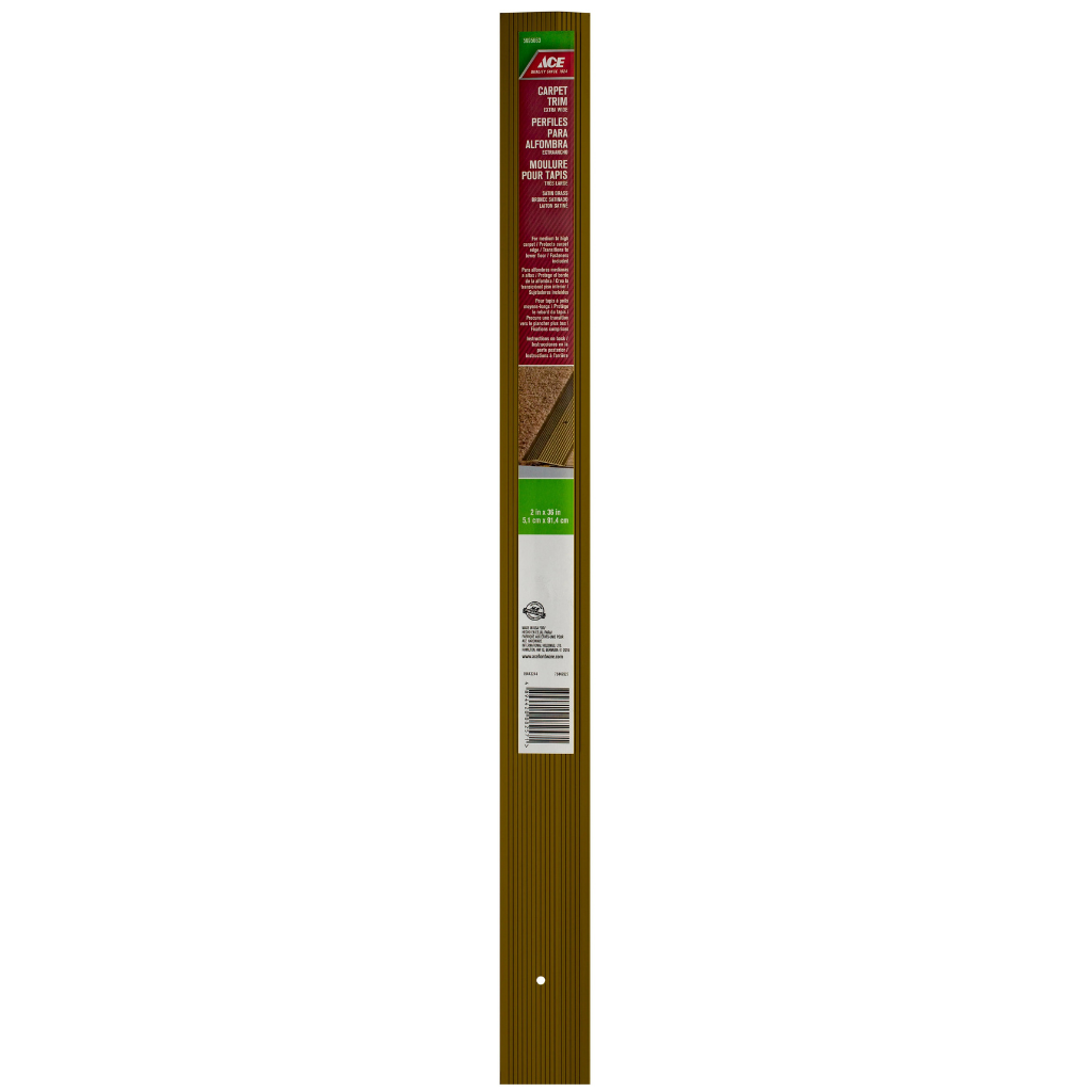 NẸP THẢM ACE 0.8CMX5.08CMX91.44CM NHÔM ĐỒNG