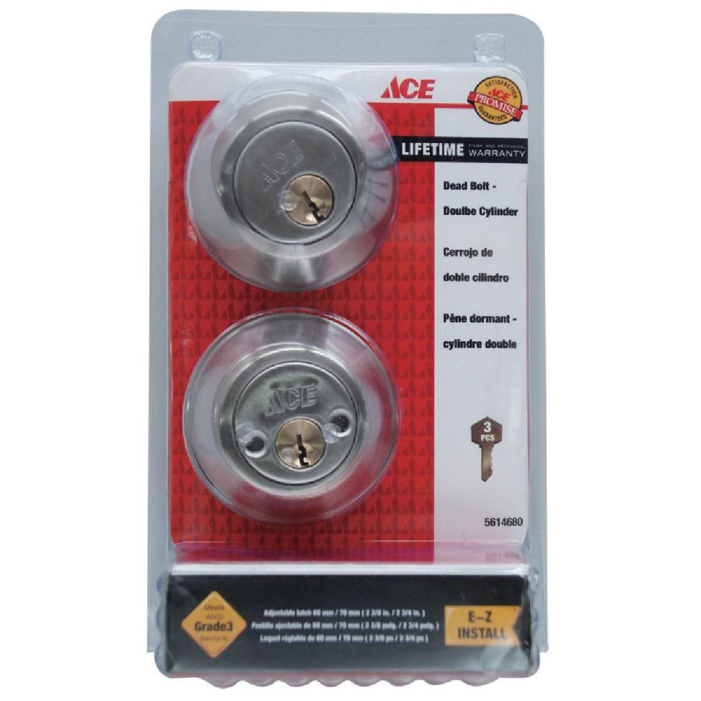 Ổ KHÓA CHỐT CỐ ĐỊNH THEN ĐÔI ACE THÉP KHÔNG GỈ
