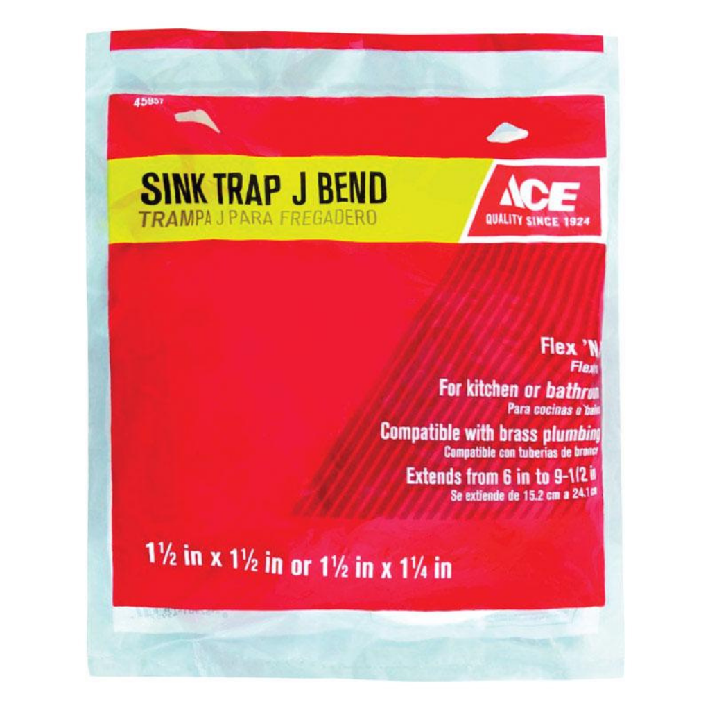 ỐNG THOÁT NƯỚC BỒN RỬA 3.8X15.2CM ACE BẰNG NHỰA
