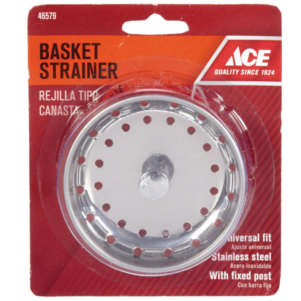ACE PHỄU LỌC RÁC THÉP DÙNG CHO BỒN RỬA MẶT 8.9CM