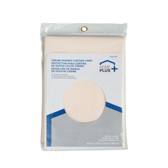 RÈM NHÀ TẮM BAO GỒM 10 MÓC NHỰA MÀU KEM HOMEPLUS