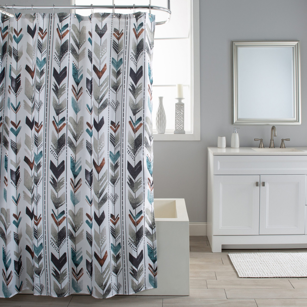RÈM TẮM MODA 180X180CM HOA VĂN NHIỀU MÀU BẰNG VẢI