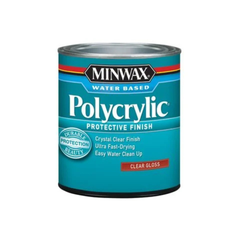 MINWAX SƠN BÓNG GỖ PHỦ GỐC NƯỚC 0.95L TRONG