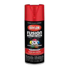 KRYLON SƠN XỊT BÓNG KẾT HỢP SƠN LÓT 340G ĐỎ ỚT