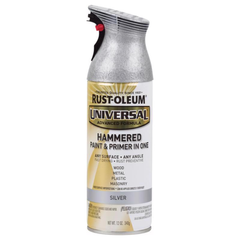 RUST-OLEUM SƠN XỊT PHỦ UNIVERSAL HAMMERED 340G BẠC