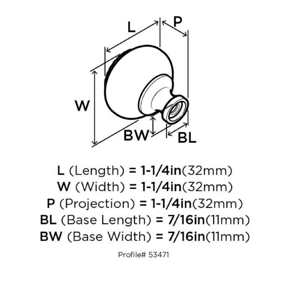 TAY NẮM CỬA TỦ TRÒN KẼM MẠ CROM AMEROCK