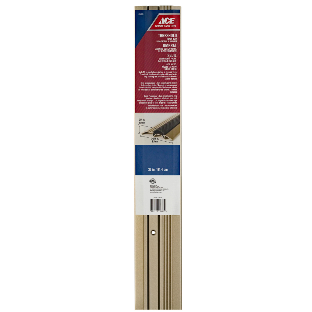 THANH NẸP NỐI THẢM SANG SÀN 1.59X9.53X91.44CM ACE
