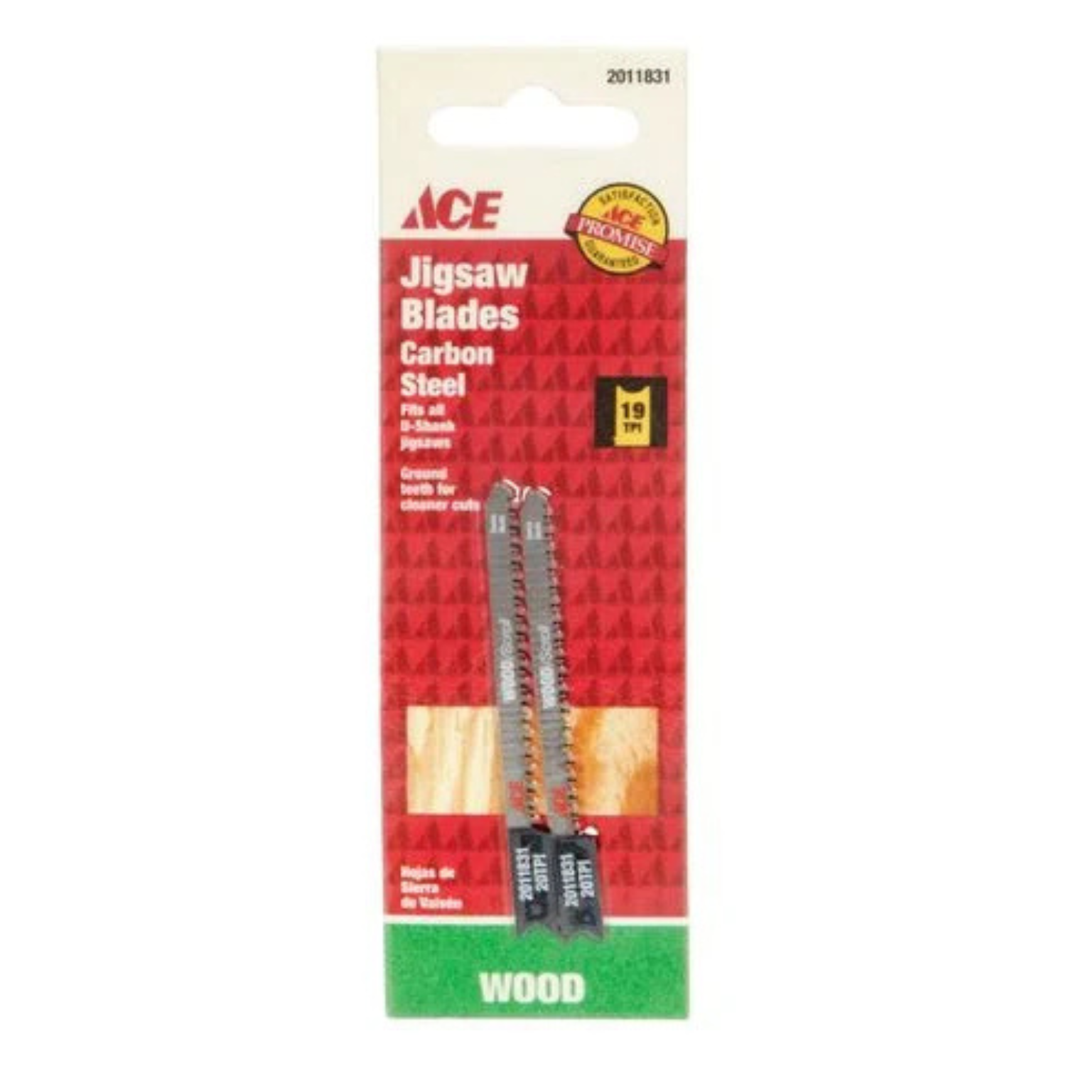 BỘ 2 LƯỠI CƯA GỖ BẰNG THÉP ACE 69.8MM 19 TPI
