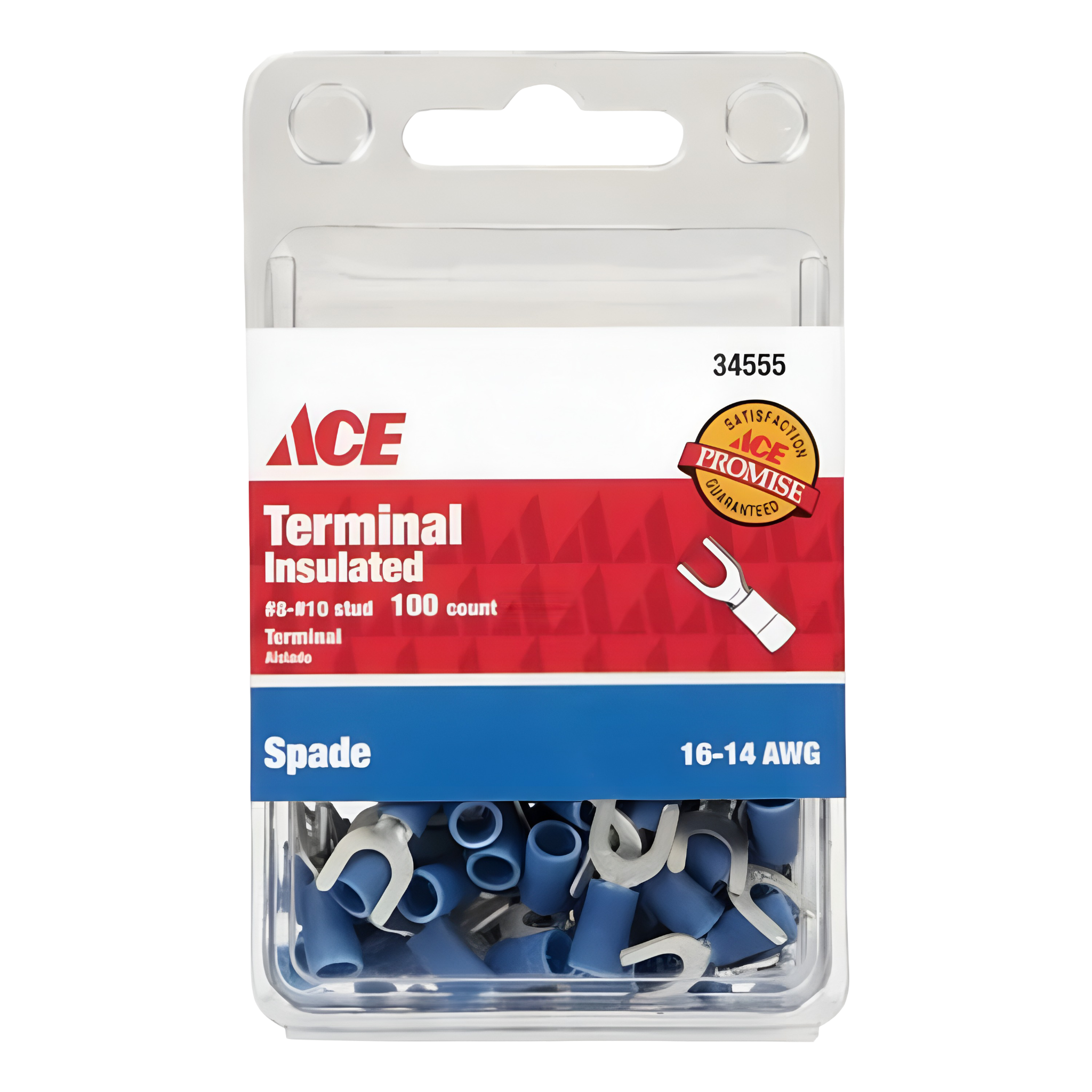 ACE GÓI 100 ĐẦU COS U 16-14AWG NHỰA XANH 4.2-4.8MM