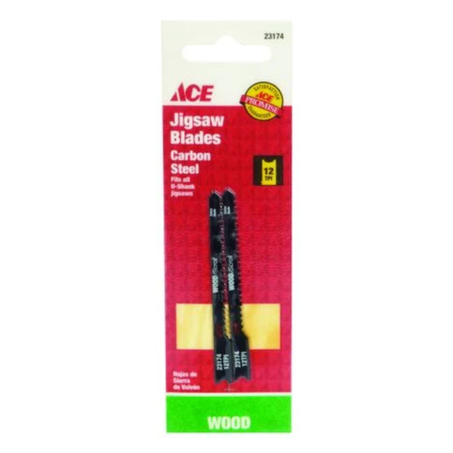 BỘ 2 LƯỠI CƯA GỖ BẰNG THÉP ACE 69.8MM 12 TPI