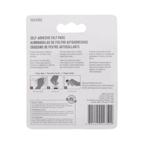 ACE GÓI 12 MIẾNG TRÒN LÓT CHÂN NỘI THẤT NỈ 1.9CM