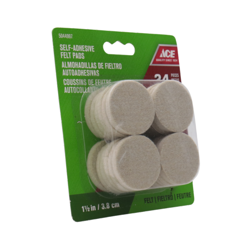 ACE GÓI 24 MIẾNG ĐỆM TRÒN LÓT CHÂN NỘI THẤT 3.8CM