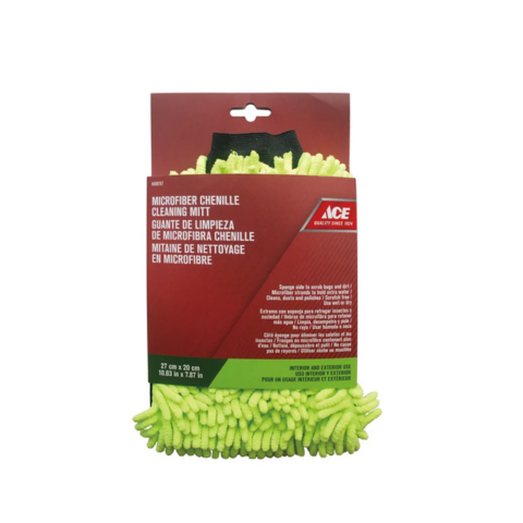 ACE GĂNG TAY RỬA XE MICROFIBER 27X20CM XANH DƯƠNG
