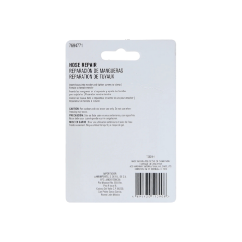 ACE KHỚP NỐI ỐNG NƯỚC 2 ĐẦU ỐNG 15.9-19.1MM NHỰA