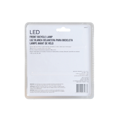 ACE ĐÈN PIN LED GẮN ĐẦU XE ĐẠP 3W 200LM 3AAA 5H