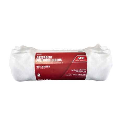ACE GÓI 3 KHĂN LAU VẢI COTTON 40.6X40.6CM