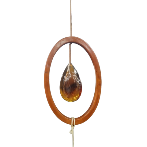 CHUÔNG GIÓ WOODSTOCK CRYSTAL SILENCE NHỎ 53CM ĐỒNG