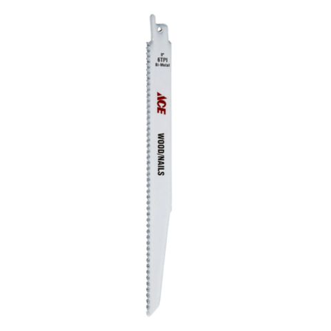 BỘ 5 LƯỠI CƯA GỖ ACE LƯỠNG KIM 22.8CM 6 TPI