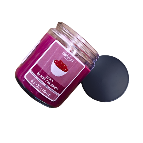 LỌ NẾN THƠM CANDLE-LITE-CHERRY,DÂU&KẸO BÔNG 184G