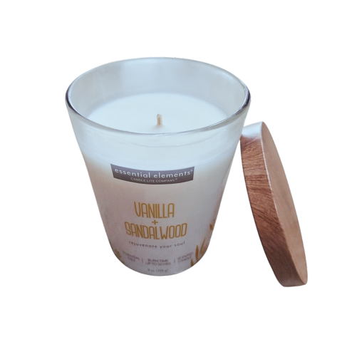 LỌ NẾN THƠM CANDLE-LITE-MÙI VANI&GỖ ĐÀN HƯƠNG 255G
