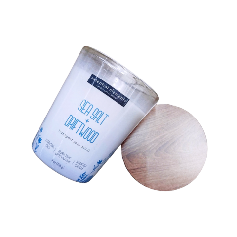 LỌ NẾN THƠM CANDLE-LITE-MUỐI BIỂN VÀ GỖ TRÔI 255G