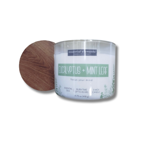 LỌ NẾN THƠM CANDLE-LITE-GỖ BẠCH ĐÀN&BẠC HÀ 418G