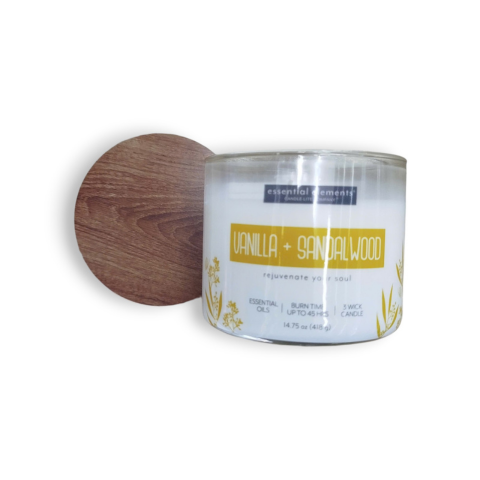 LỌ NẾN THƠM CANDLE-LITE-VANI VÀ GỖ ĐÀN HƯƠNG 418G