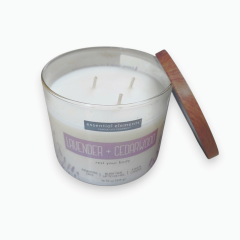 LỌ NẾN THƠM CANDLE-LITE-OẢI HƯƠNG&TUYẾT TÙNG 418G