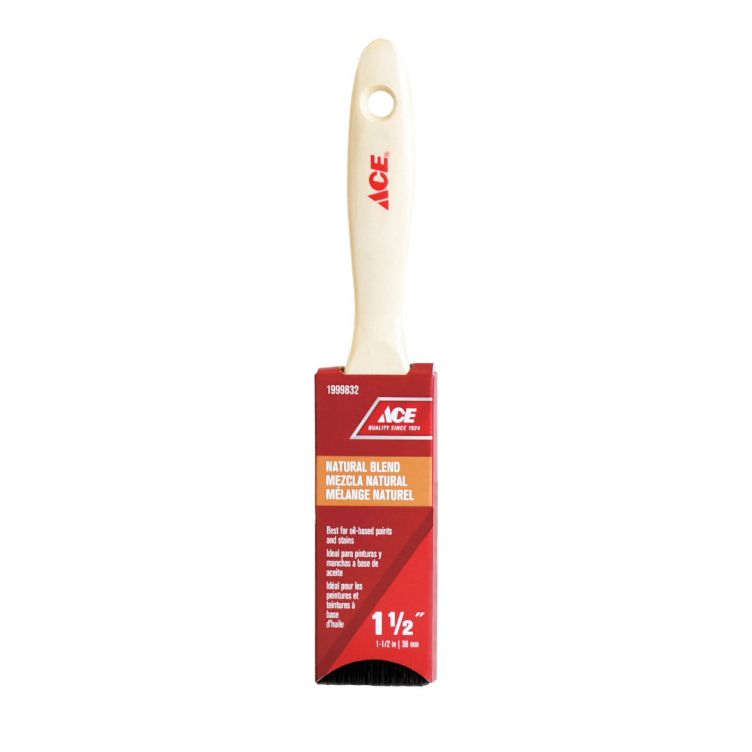 ACE CỌ SƠN 3.8CM SỢI TỰ NHIÊN CÁN GỖ