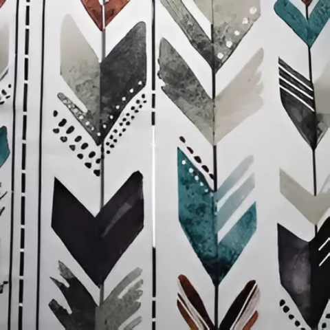 RÈM TẮM MODA 180X180CM HOA VĂN NHIỀU MÀU BẰNG VẢI