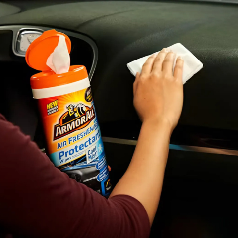 ARMOR ALL HỘP 25 KHĂN LAU NỘI THẤT Ô TÔ