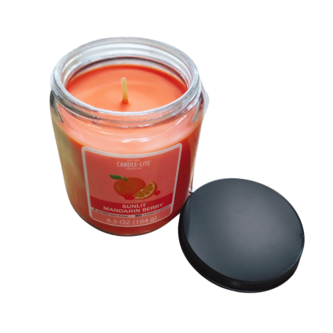 LỌ NẾN THƠM CANDLE-LITE HƯƠNG QUÝT VÀ MÂM XÔI 184G