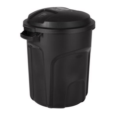 THÙNG RÁC RUBBERMAID DUNG TÍCH 75L MÀU ĐEN
