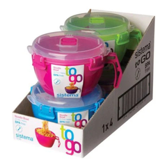 SISTEMA TÔ MÌ CÓ NẮP/QUAI CẦM NHỰA 940ML