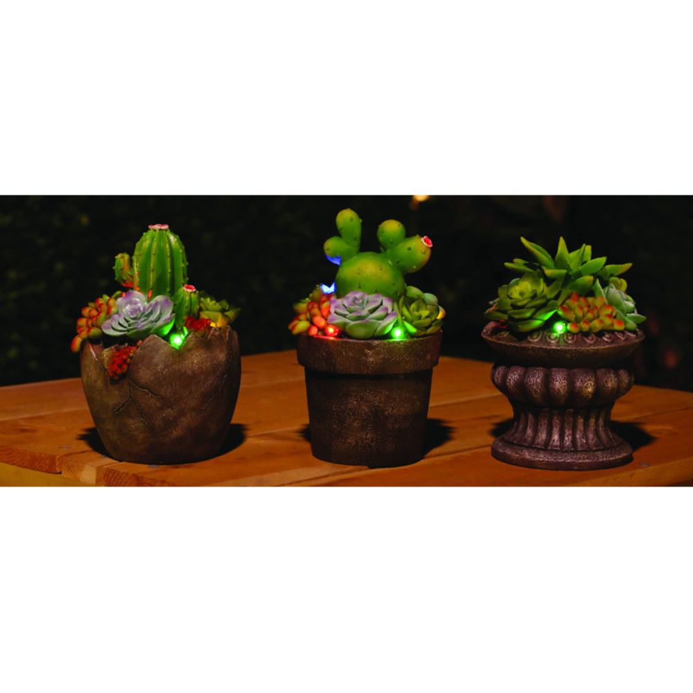 TƯỢNG XƯƠNG RỒNG/SEN ĐÁ NHỰA THỦY TINH ALPINE 18CM