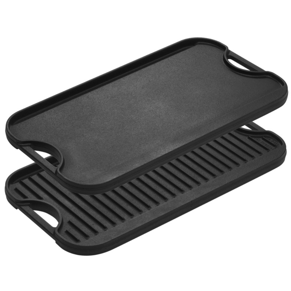 LODGE VỈ NƯỚNG GANG 51X27CM ĐEN