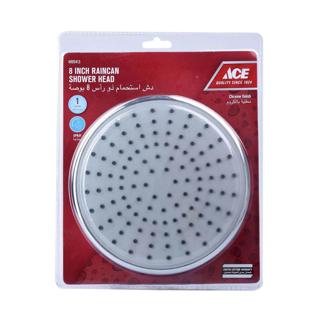 VÒI SEN TRÒN MẠ CROM 20.32CM ACE