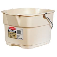 RUBBERMAID XÔ NHỰA VUÔNG QUAI XÁCH 14.2L MÀU KEM