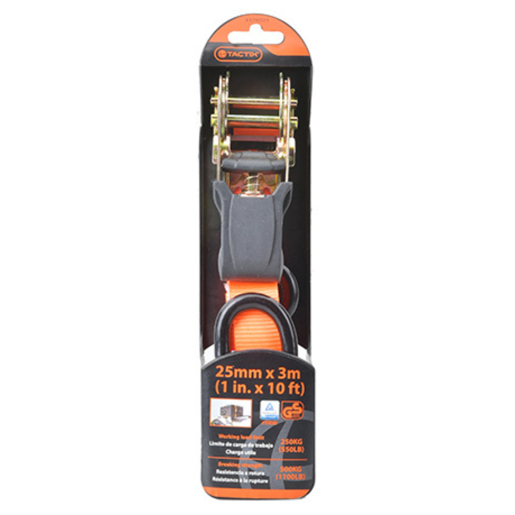 BỘ 2 DÂY ĐAI HÀNG TACTIX 376022R0 25MMx3M 250KG