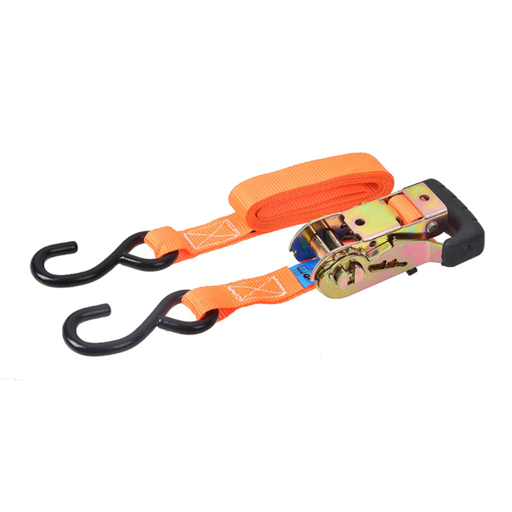 BỘ 2 DÂY ĐAI HÀNG TACTIX 25MMx5M 300KG MÓC THÉP