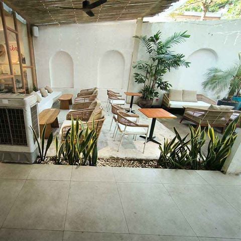 BẢO DƯỠNG SÂN VƯỜN NHIỆT ĐỚI QUÁN CAFE FIKA BÌNH THẠNH 1000M2